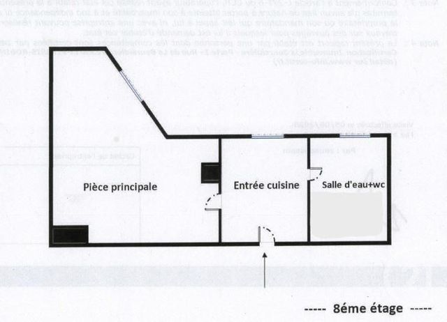 Appartement Studio à vendre PARIS