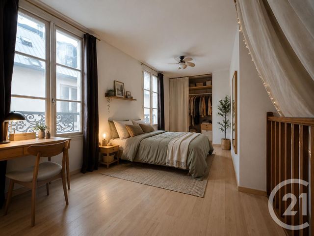 Appartement Duplex à vendre - 2 pièces - 43.58 m2 - PARIS - 75020 - ILE-DE-FRANCE - Century 21 Gambetta Immobilier