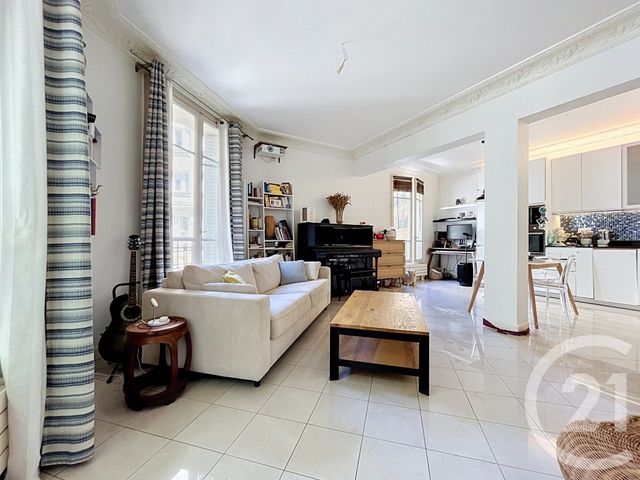 Appartement F2 à vendre - 2 pièces - 53.98 m2 - PARIS - 75020 - ILE-DE-FRANCE - Century 21 Gambetta Immobilier