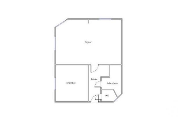 Appartement F2 à vendre - 2 pièces - 53.98 m2 - PARIS - 75020 - ILE-DE-FRANCE - Century 21 Gambetta Immobilier