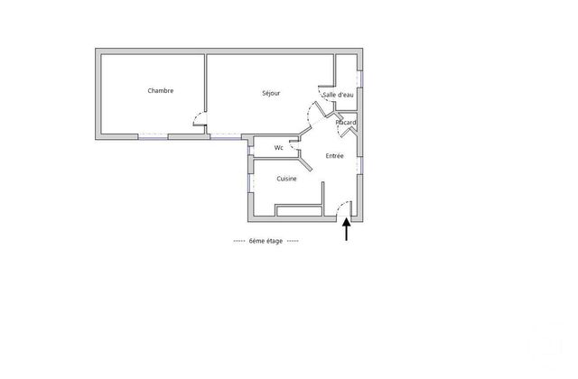 Appartement F2 à vendre PARIS